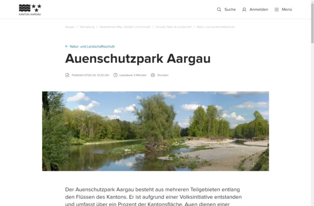 Auenschutzpark Aargau