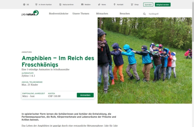 Amphibien – Im Reich des Froschkönigs