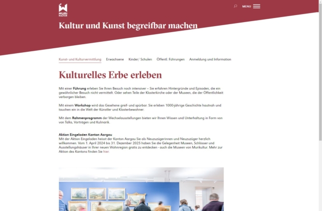Kloster Muri - Muri Kultur