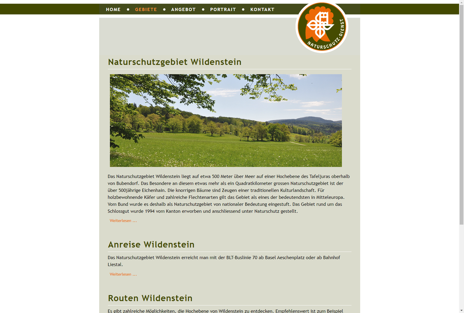 Naturschutzgebiet Wildenstein