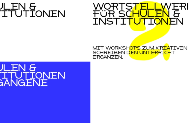 WORTSTELLWERK – Junges Schreibhaus Basel 