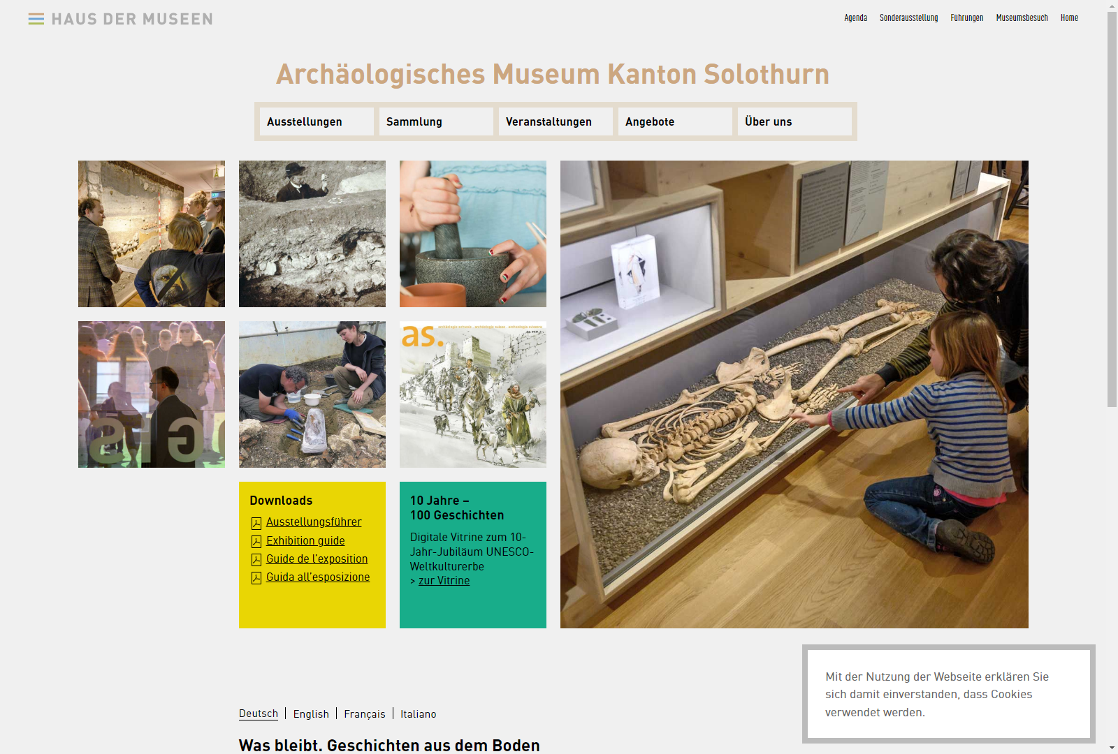 Archäologisches Museum Kanton Solothurn Olten – Haus der Museen