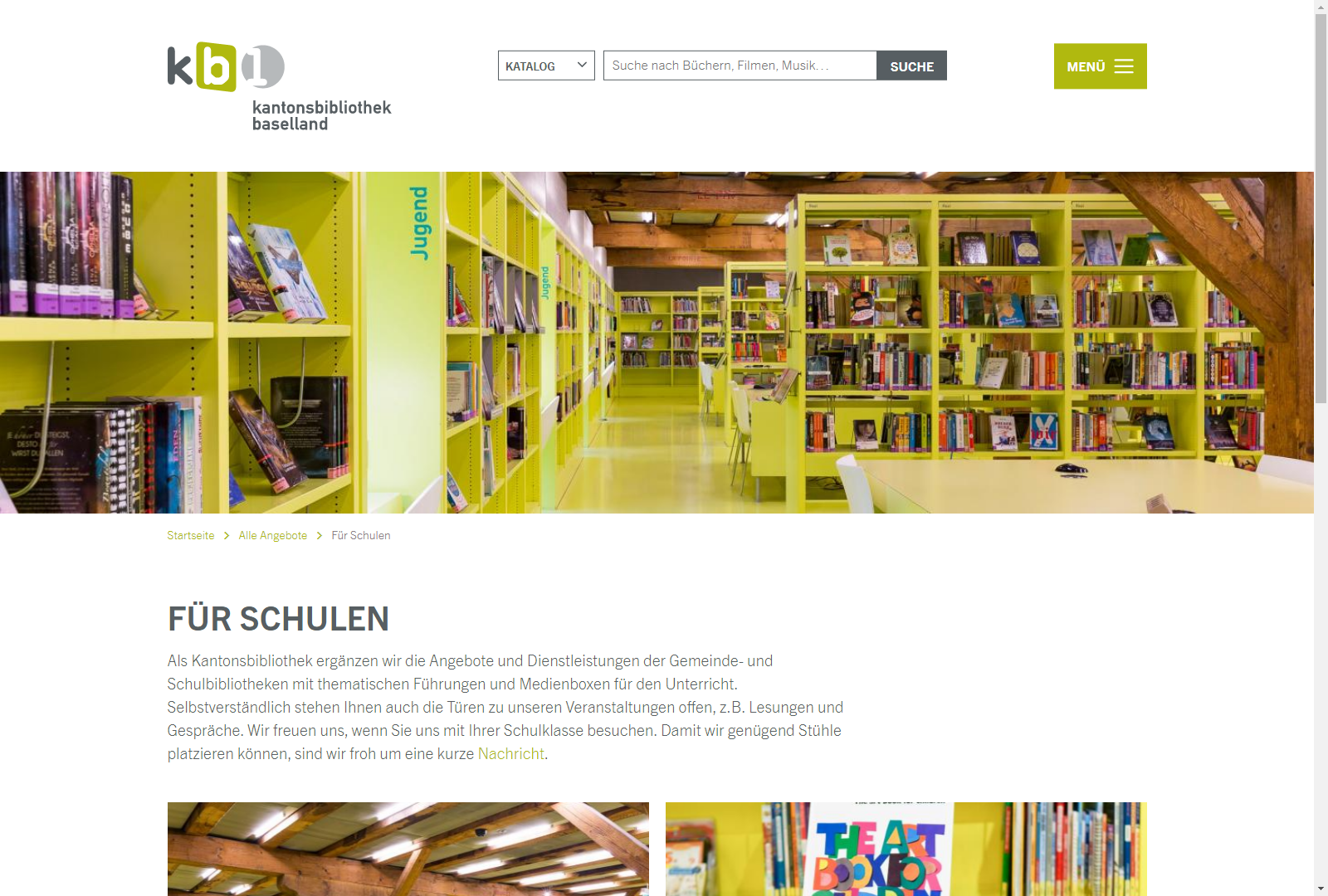 Bibliotheksfahrplan Baselland (Kantonsbibliothek Baselland Liestal)