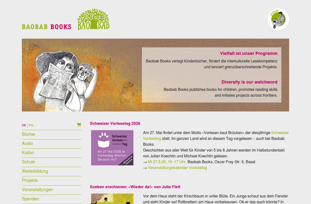Baobab Books Weiterbildungsangebote