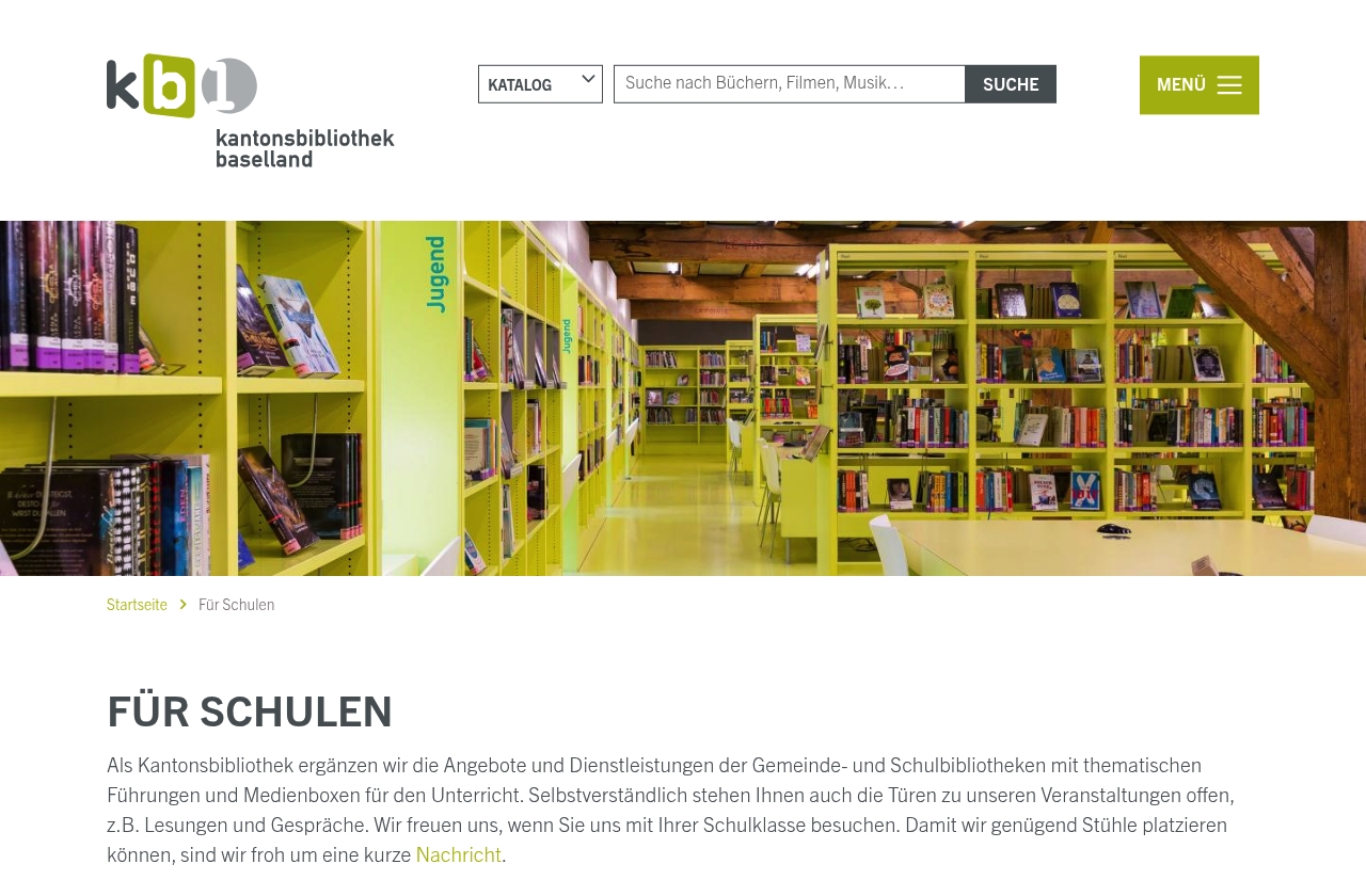 Bibliotheksfahrplan Baselland (Sissach)